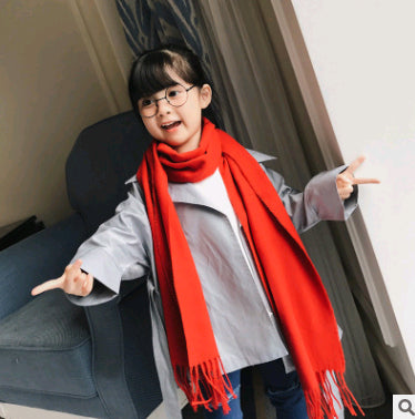 Boy, girl, scarf, bib, baby, cashmere, plaid scarf